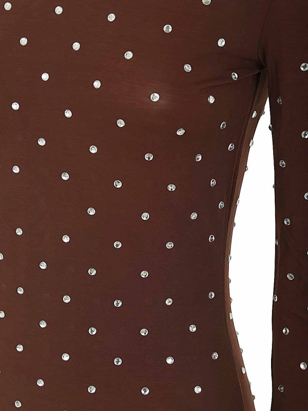 The Best Shops PACO RABANNE: Tops & Tank tops - Solid second skin jersey haut