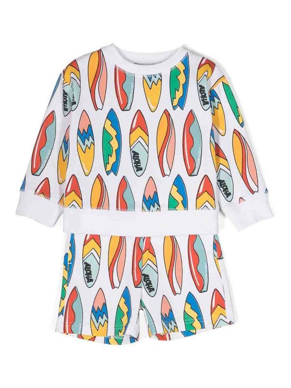 Stella McCartney Kids: Traininghosen - Traininghose - Weiß