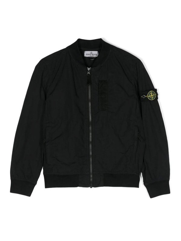 Stone Island Junior: Chaquetas casual - Chaqueta Casual - Negro
