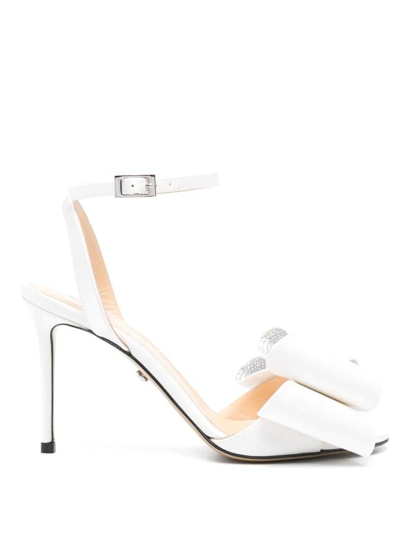 MACH & MACH: sandals - Cadeau round toe satin sandal