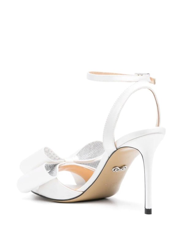 MACH & MACH: sandals online - Cadeau round toe satin sandal