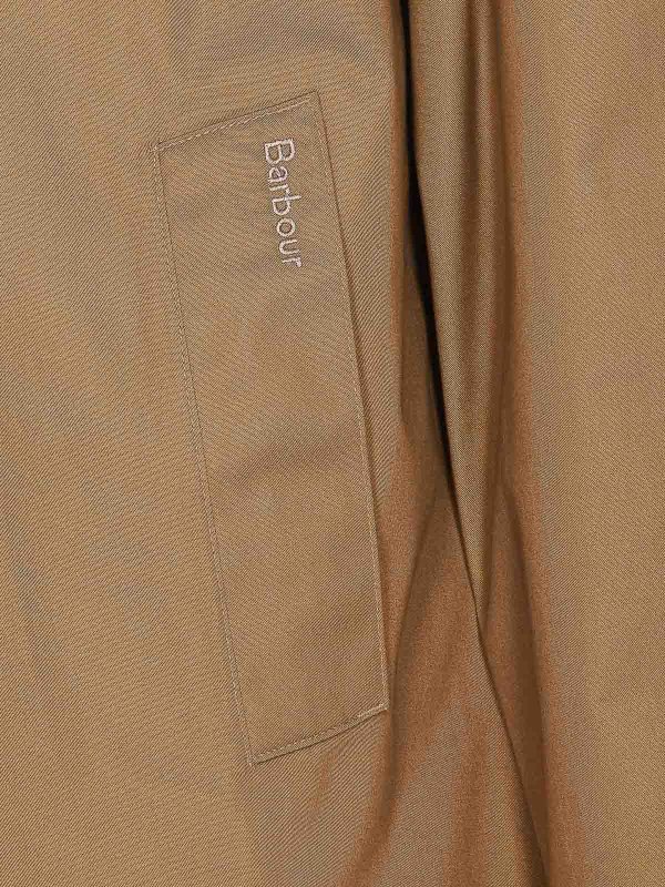 The Best Shops BARBOUR: casual jackets - Military brown rokig jacket with buttons