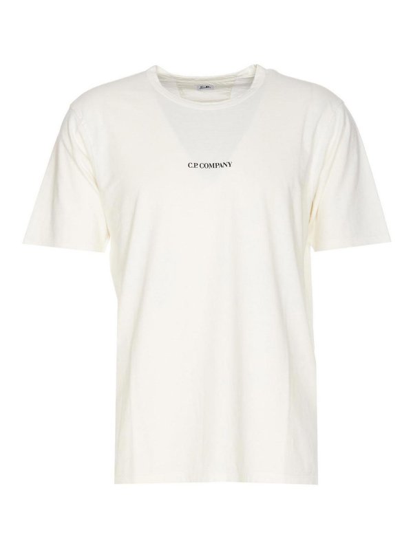 C.P. COMPANY: Camisetas - Camiseta - Blanco