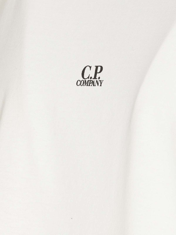 The Best Shops C.P. COMPANY: T-shirts - T-Shirt - Weiß