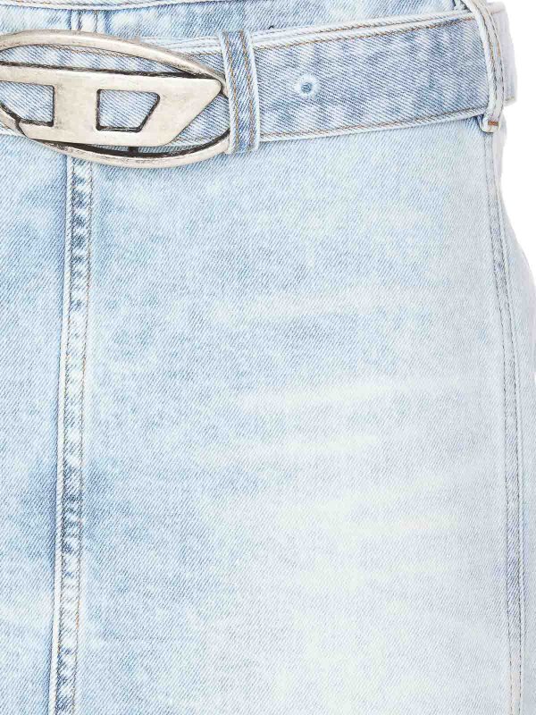 Mini denim skirt shop online: DIESEL
