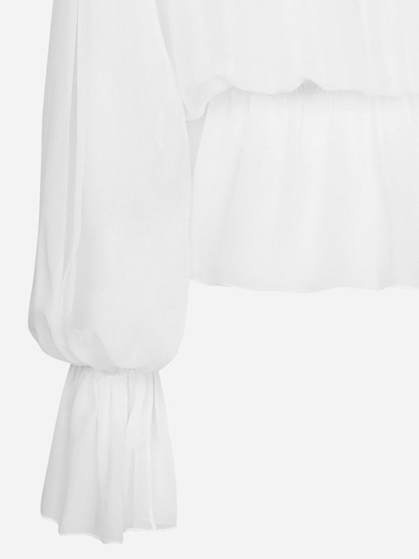 The Best Shops DOLCE & GABBANA: Blusen - Bluse - Weiß