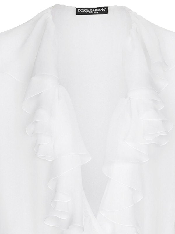 Bluse - Weiß shop online: DOLCE & GABBANA