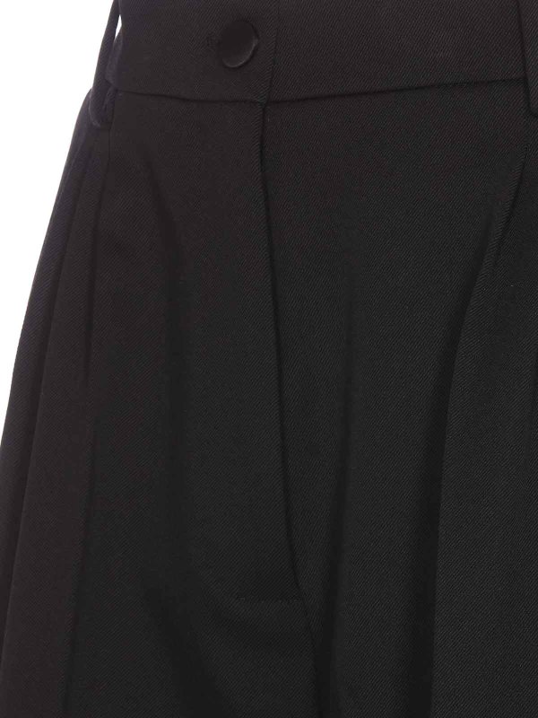 The Best Shops DOLCE & GABBANA: Trousers Shorts - Black Bermuda with button and zip