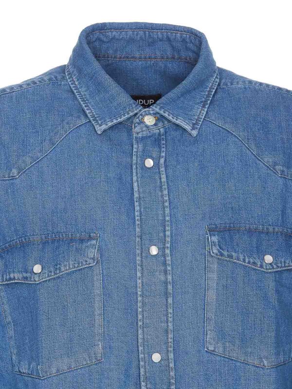 Hemd - Blau shop online: DONDUP