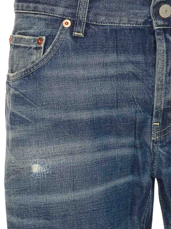 ストレートジーンズ - ブルー shop online: DONDUP