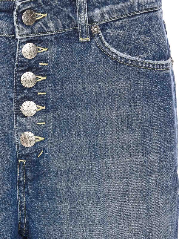 ストレートジーンズ - ブルー shop online: DONDUP