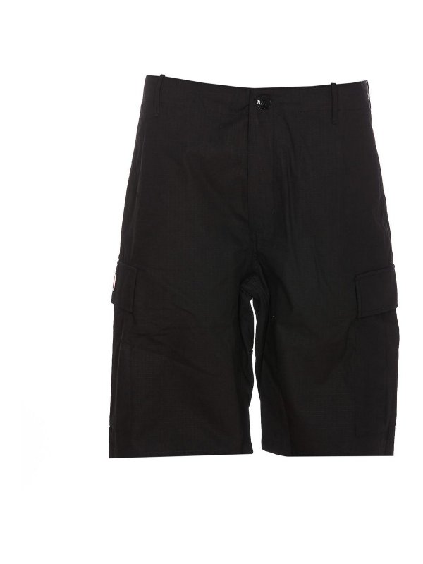 KENZO: casual trousers - paris cargo workwear shorts