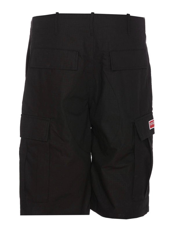 KENZO: casual trousers online - paris cargo workwear shorts