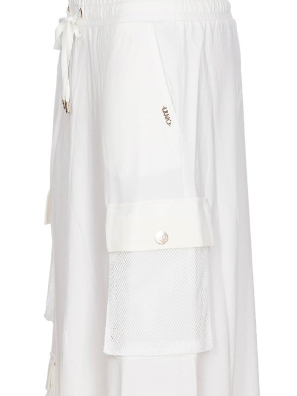 The Best Shops Liu Jo: Knielange und Midi Röcke - Midirock - Weiß