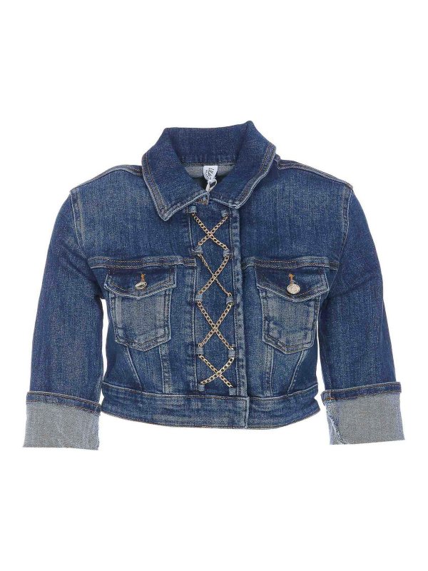 Liu Jo: denim jacket - Denim jacket with frontal buttons