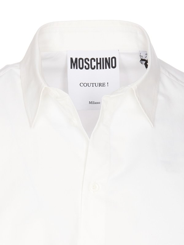 シャツ - 白 shop online: MOSCHINO