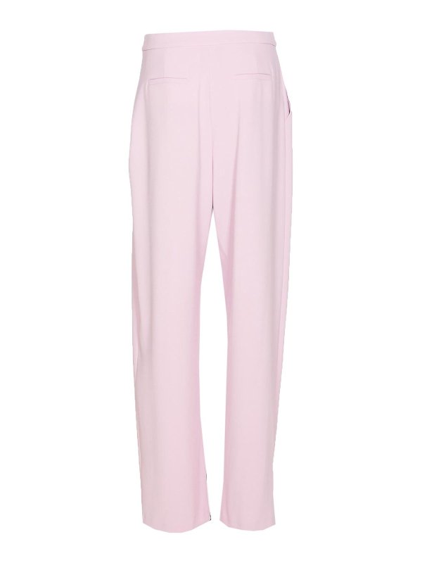 Pinko: pantaloni casual online - Pantalone montano rosa con zip frontale e