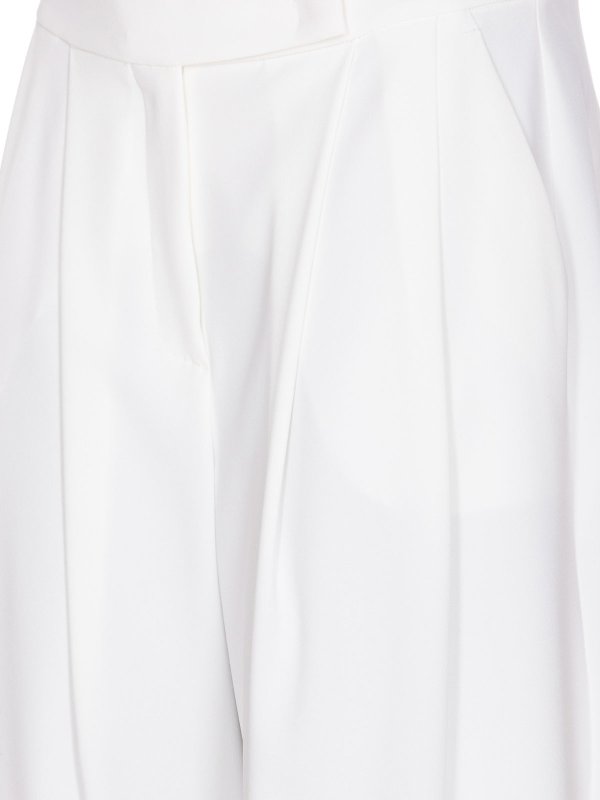 The Best Shops Pinko: casual trousers - White montano pants frontal zip and