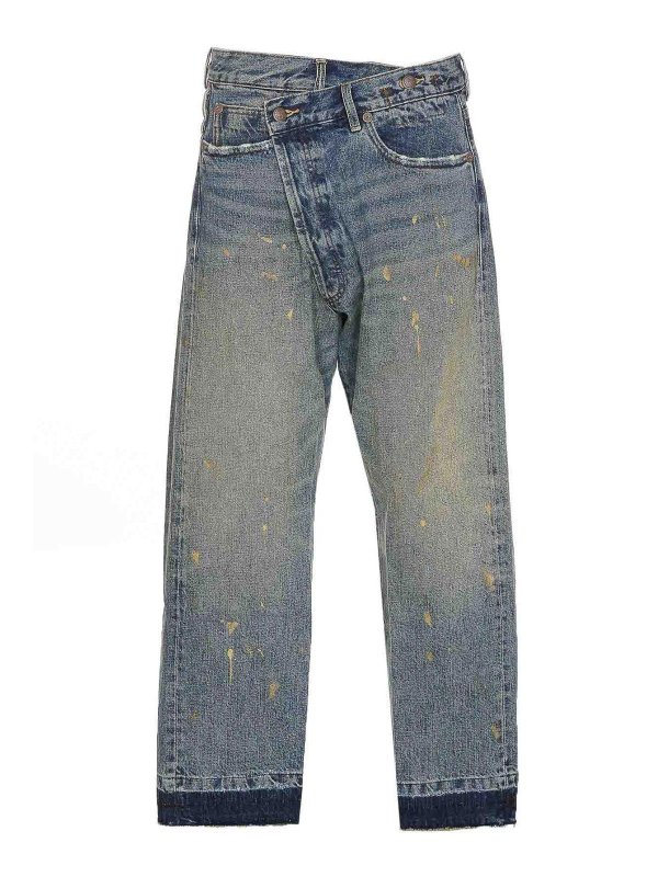 R13: Straight Leg Jeans - Straight Leg Jeans - Blau