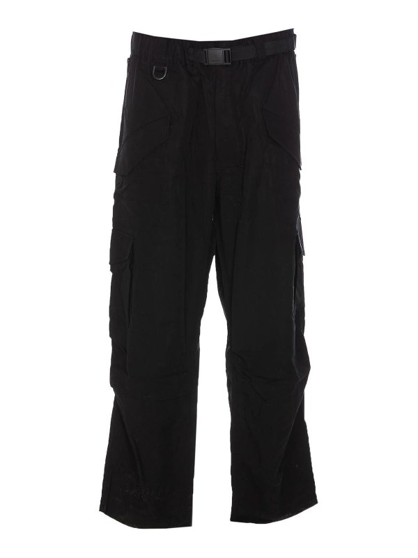 Y-3: カジュアルトラウザー - カジュアルパンツ - 黒