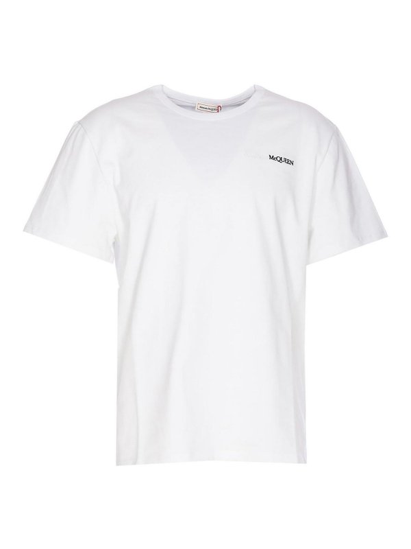 ALEXANDER MCQUEEN: T-shirts - T-Shirt - Weiß