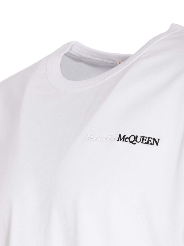 The Best Shops ALEXANDER MCQUEEN: T-shirts - T-Shirt - Weiß