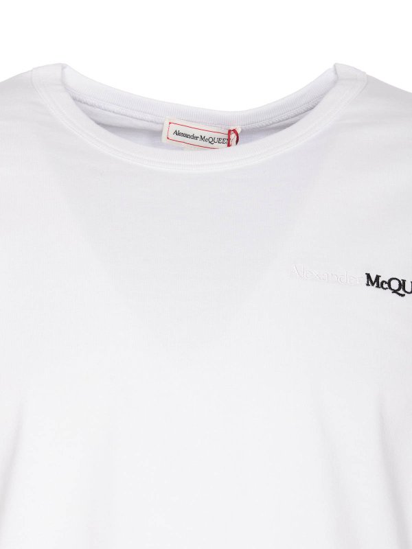 T-Shirt - Weiß shop online: ALEXANDER MCQUEEN