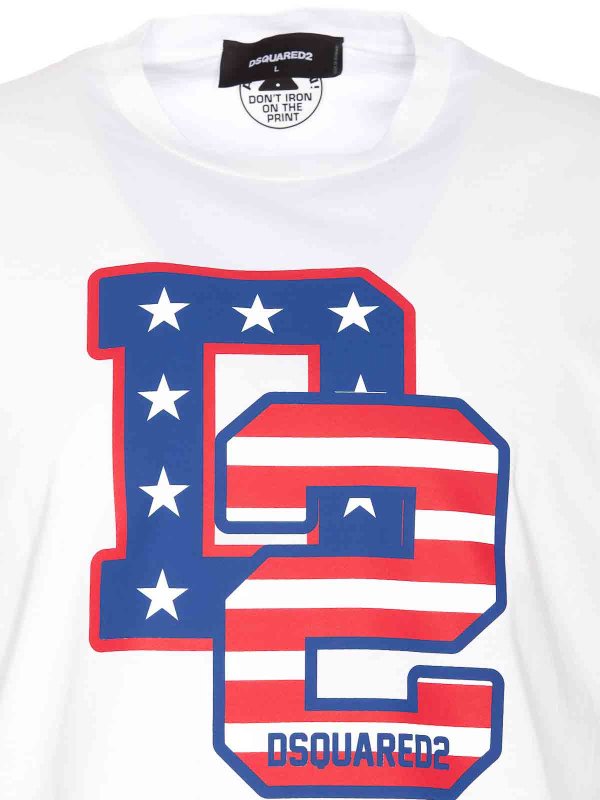 T-Shirt - Weiß shop online: DSQUARED2