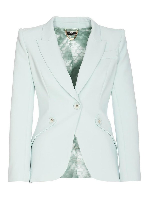 ELISABETTA FRANCHI: blazers - Double breasted jacket