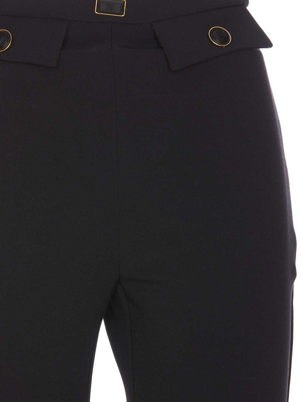 カジュアルパンツ - 黒 shop online: ELISABETTA FRANCHI