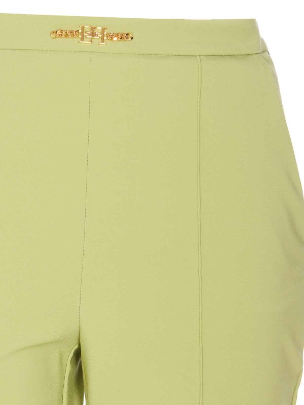 カジュアルパンツ - 緑 shop online: ELISABETTA FRANCHI