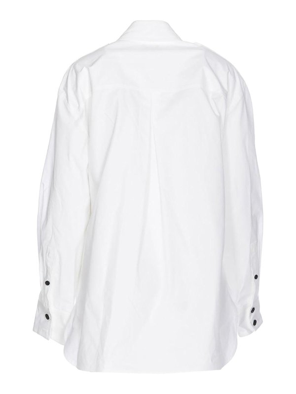 KHAITE: shirts online - Missa shirt white frontal button