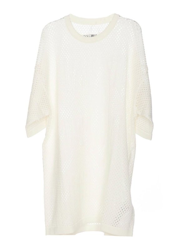 MM6 MAISON MARGIELA: crew necks - Net long sweater