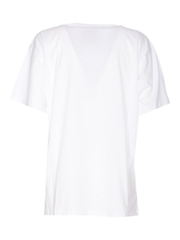 MOSCHINO: T-shirts online - T-Shirt - Blanc