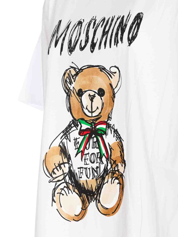 The Best Shops MOSCHINO: T-shirts - T-Shirt - Blanc