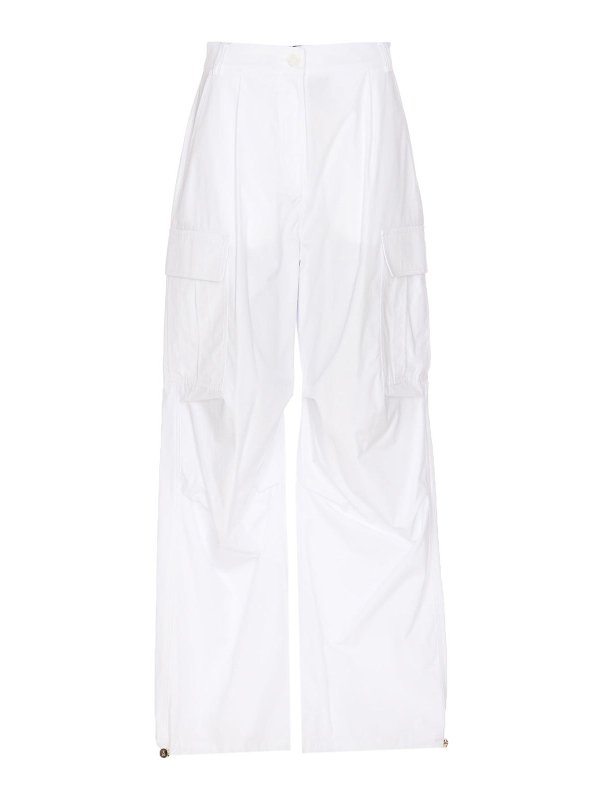 PATRIZIA PEPE: カジュアルトラウザー - カジュアルパンツ - 白
