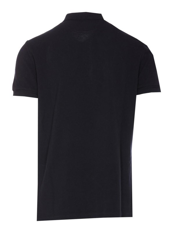 TOM FORD: polo online - Polo blu notte con colletto regolare