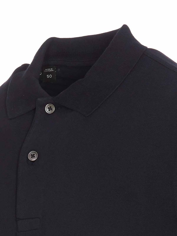 The Best Shops TOM FORD: polo - Polo blu notte con colletto regolare