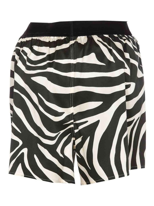 TOM FORD: pantaloni casual online - Shorts con stampa zebrata