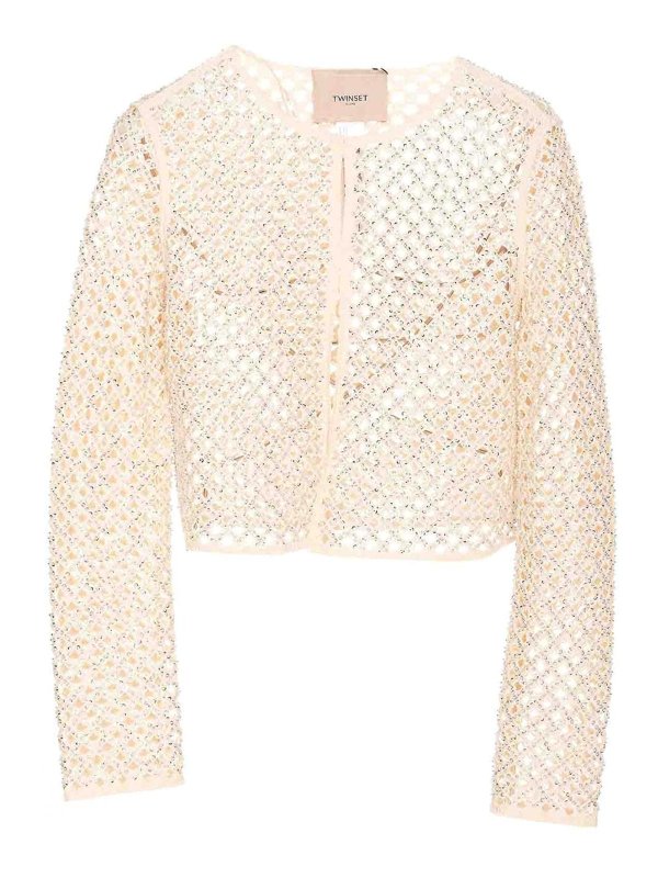 TWINSET: Vestes casuals - Veste Casual - Blanc