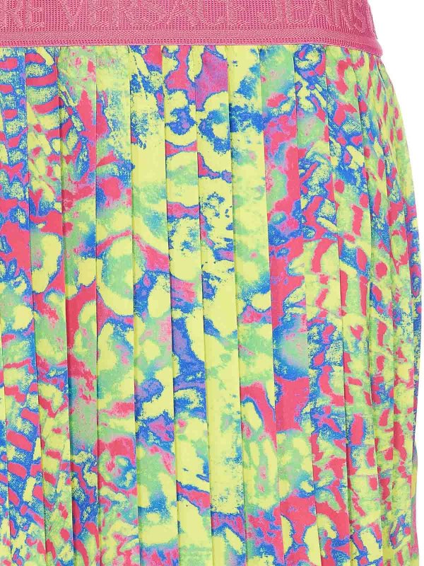 膝丈/ミディスカート - マルチカラー shop online: Versace Jeans Couture