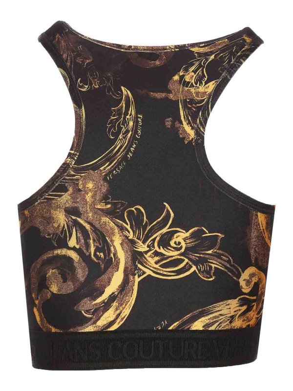 Versace Jeans Couture: Tops & Tank tops online - Watercolour couture top
