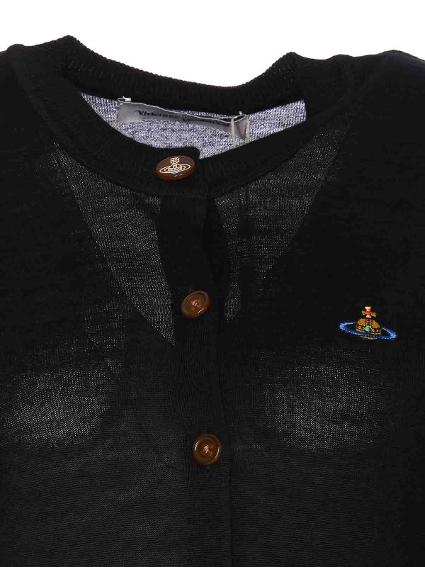 Cardigan - Noir shop online: VIVIENNE WESTWOOD