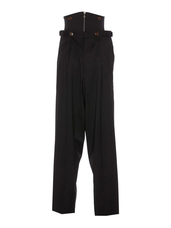 VIVIENNE WESTWOOD: カジュアルトラウザー online - カジュアルパンツ - 黒