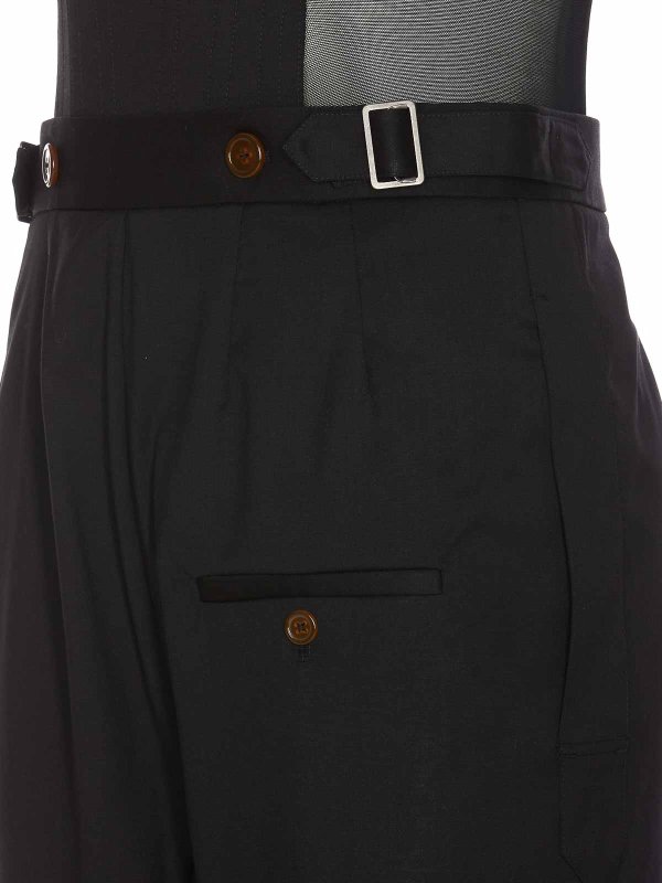 カジュアルパンツ - 黒 shop online: VIVIENNE WESTWOOD