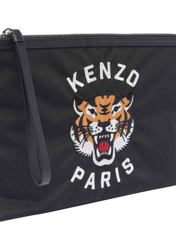 KENZO: Clutch online - Pochette - Noir