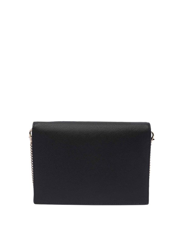 The Best Shops Liu Jo: pochette - Pochette nera con logo 