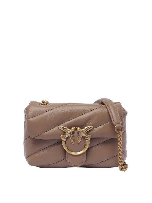 Pinko: cross body bags - Love baby puff crossbody bag