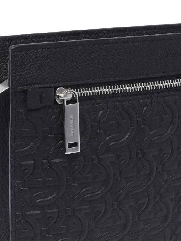 Pochette Gancini shop online: SALVATORE FERRAGAMO