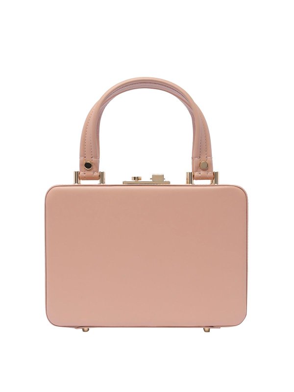 The Best Shops Gianvito Rossi: totes bags - Val peach handbag push lock